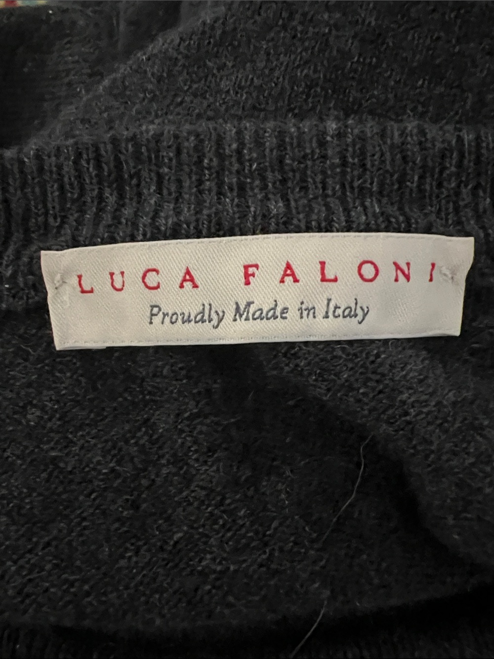 Luca Faloni Italy Cashmere Sweater XXL Gray - Picture 6 of 8